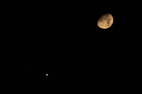 Junction of Jupiter and the Moon