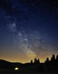 Milky way in Sagittarius