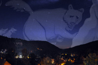 Ursa Major over Bad Herrenalb (constellation)