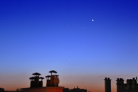 Venus, Saturn and Mercury